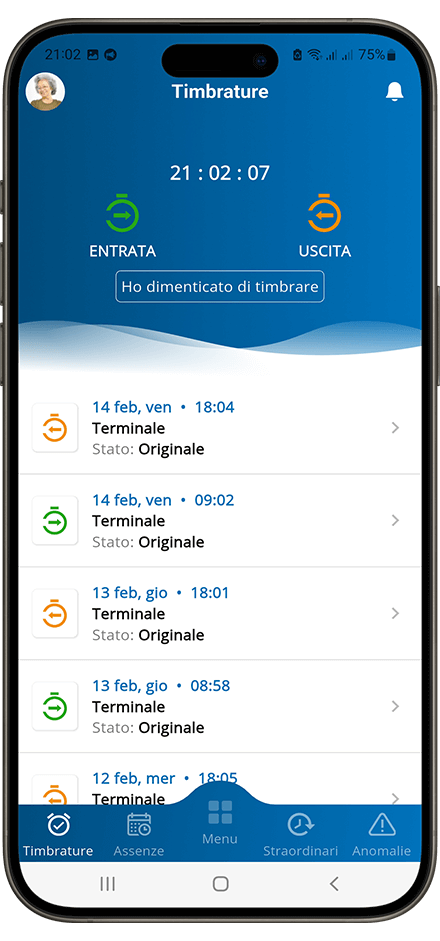 screenshot of Altamira Attendance